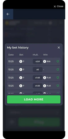 Cronologia scommesse Chicken Road con vincite e statistiche personali