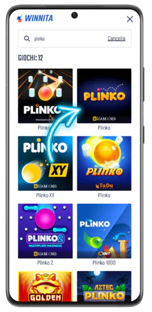 Risultati di ricerca per Plinko nel catalogo giochi Winnita