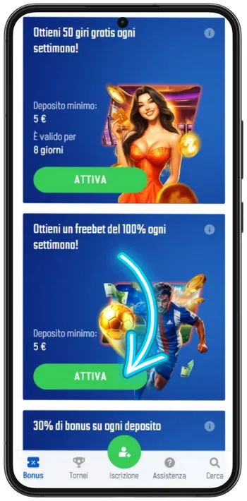 Winnita pagina dei bonus