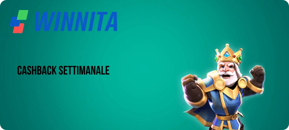 Winnita Cashback settimanale