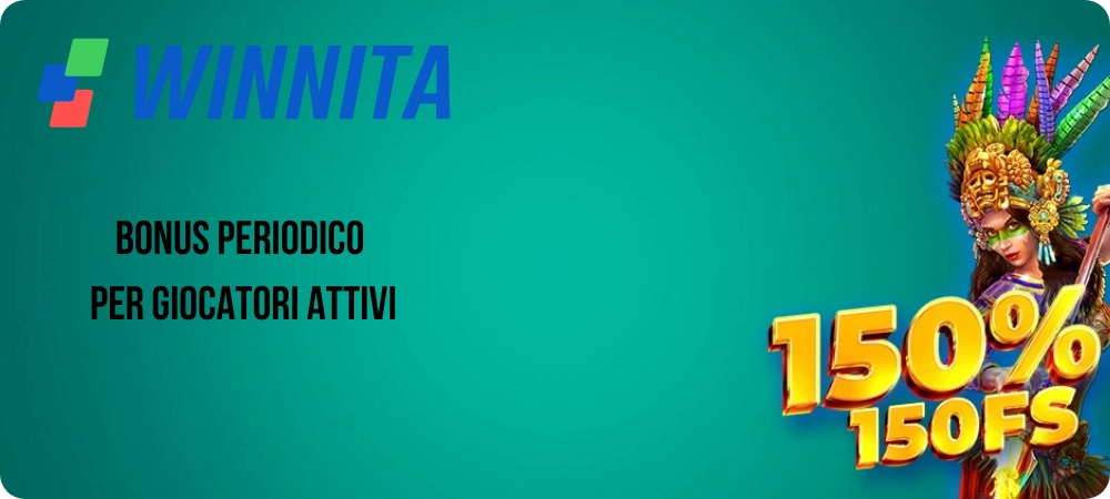 Winnita Bonus periodico per giocatori attivi